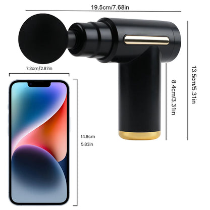 Portable Button Fascia Gun Deep Tissue Massager