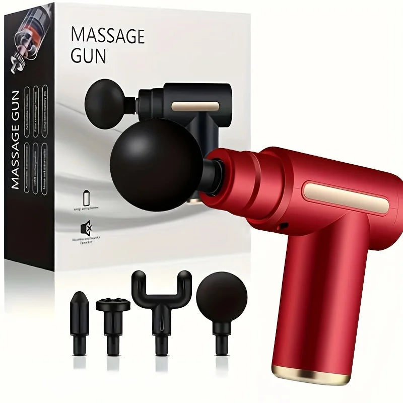 Portable Button Fascia Gun Deep Tissue Massager